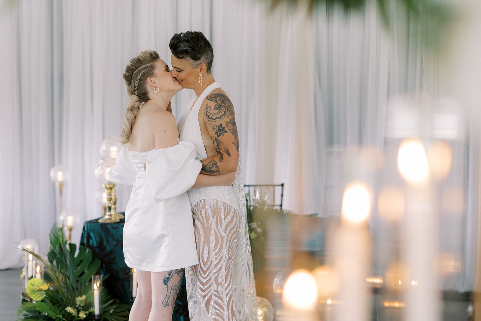 Lush love - Same-Sex Wedding Inspiration @ Sugar Pine Island